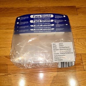 4 Pack Face Shield Direct Splash Protection Covid-19